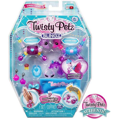 Twisty Petz ของเล่นกำไลลูกปัดแฟนซี ทวิสตี้ บลิงซ์ ซีรีส์3 คละแบบ