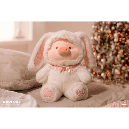 Lulu The Piggy 28cm Bunny Lulu Plush (White)