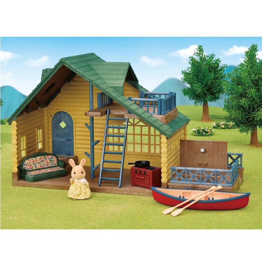 Sylvanian families cabin log cheap