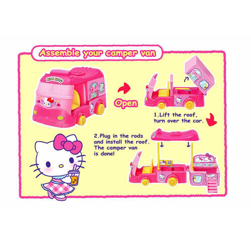 Sanrio เฮลโล คิตตี้ รถแคมป์เปอร์แวน