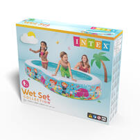 Intex อินเท็กซ์ สระน้ำเป่าลม พาราไดซ์ ลายชายทะเล