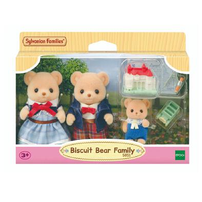 Sylvanian Families Biscuit Bear Family