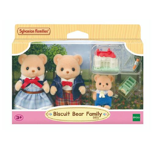 Sylvanian Families Biscuit Bear Family