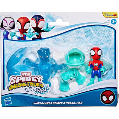 Spidey And His Amazing Friends Water-Webs Spidey & Hydro-Man Action Figure Set