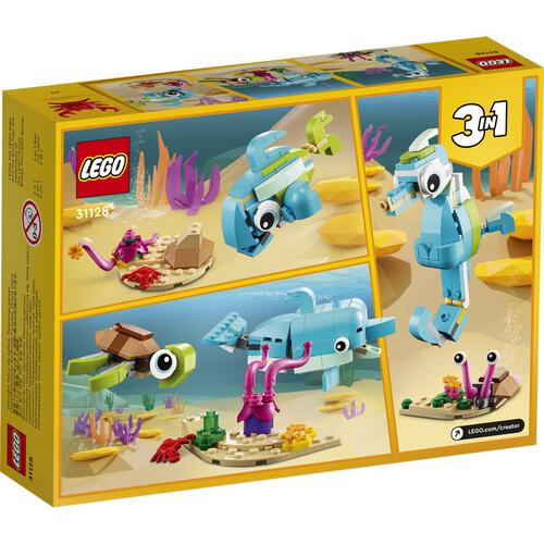 LEGO Creator เลโก้ ครีเอเทอร์ ปลาโลมาและเต่า 31128