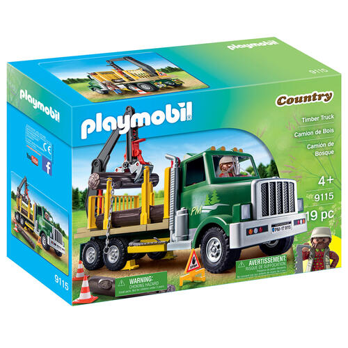 Playmobil เพลย์โมบิล ชุดรถบรรทุกไม้