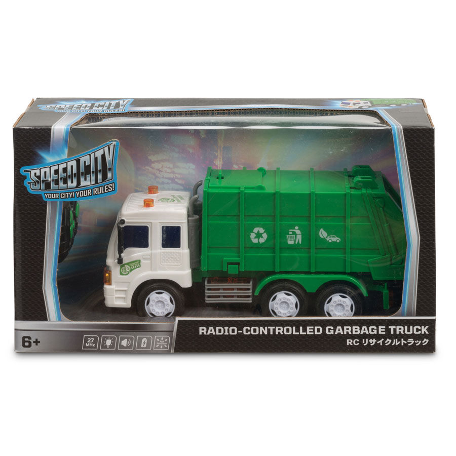 Speed City Radio Controlled Garbage Truck Toys