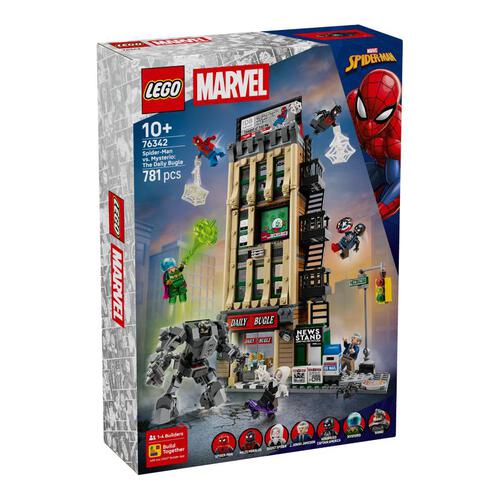 LEGO Marvel Super Heroes Spider-Man vs. Mysterio: The Daily Bugle 76342