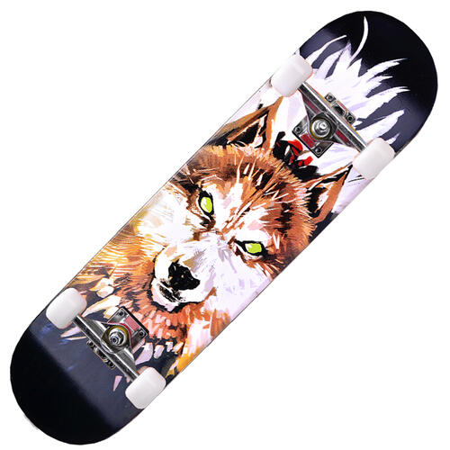 SWAY Skateboard 80x20 Cm. (Wolf)