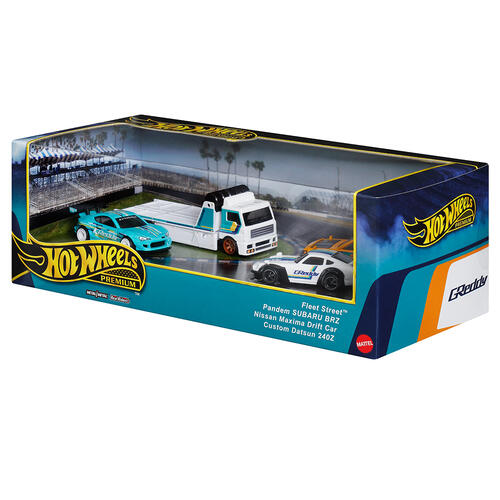 Hot Wheels Premium Display Greddy Set
