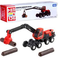 Tomica Long Type No.136 Komatsu Harvester 931XC