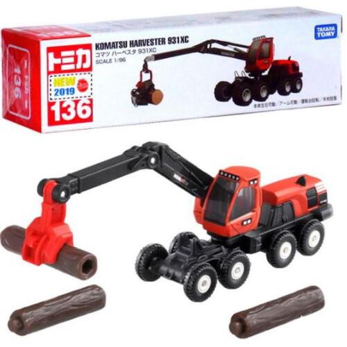 Tomica Long Type No.136 Komatsu Harvester 931XC
