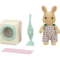 Sylvanian Families Sunny Rabbit Father's Wash and Clean Set