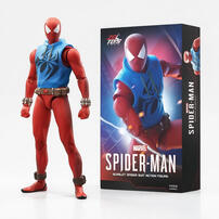 ZD Toys Spider-Man Scarlet Spider ฟิกเกอร์แอคชันสเกล 1/10