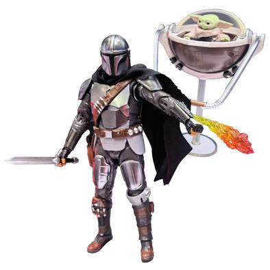 (Pre-order) Star Wars Action Figures Mandalorian and Grogu (Expected Mid-May 2026)