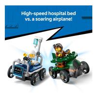 LEGO City Airplane vs. Hospital Bed Race Car Pack 60459