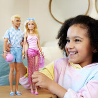Barbie Doll With Swimsuit And Beach-themed Accessories