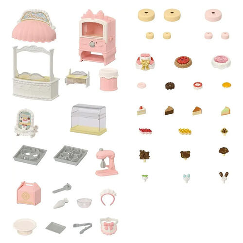 Sylvanian Families ซิลวาเนียน แฟมิลี่ ชุดร้านขนมเค้กเริ่มต้น