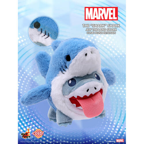 Hot Toys Jeff The Land Shark Cosbi Plush Keychain Collection - Blind Box (1Pc)