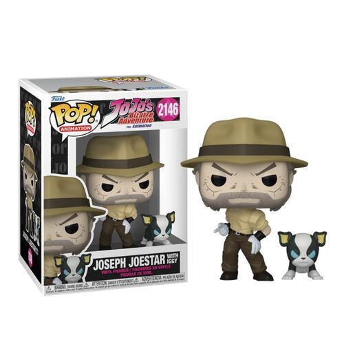 ฟิกเกอร์ Funko POP! Animation JoJo's Bizarre Adventure - โจเซฟ โจสตาร์ กับ อิกกี้
