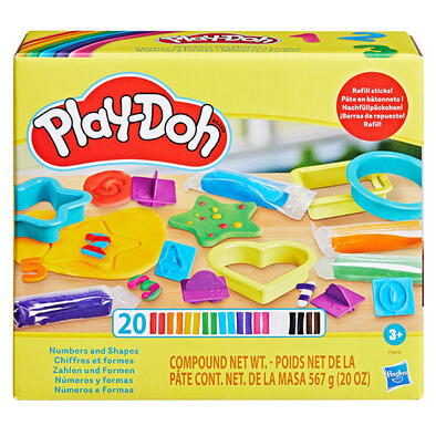 Play-Doh Numbers And Shapes
