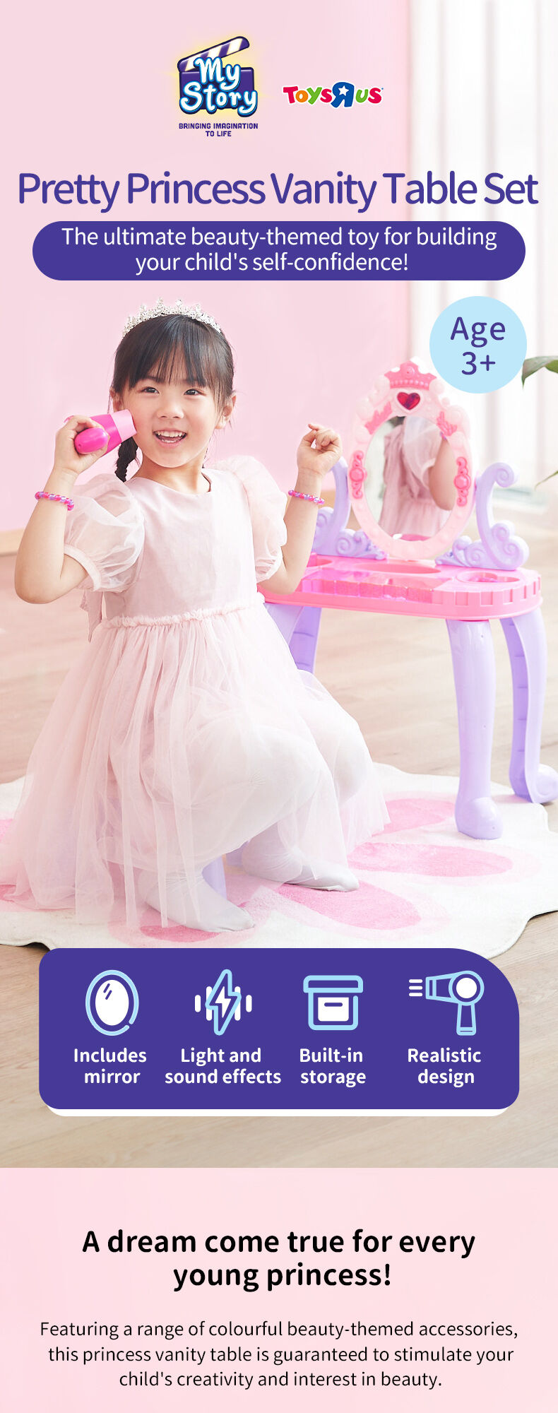 Toys r us vanity table cheap