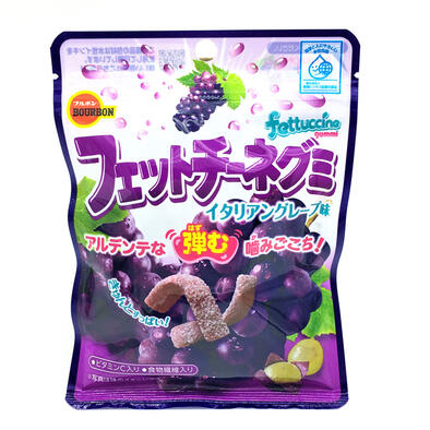 Bourbon Fettuccine Gummy เยลลี่ - Grape 50G