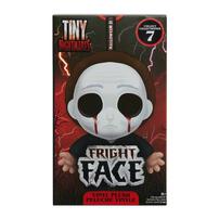 Tiny Nightmares Fright Face ตุ๊กตาผ้าหน้าไวนิลสำหรับสะสม - กล่องสุ่ม (1 ชิ้น)