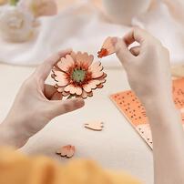 Rolife Light Orange Gerbera