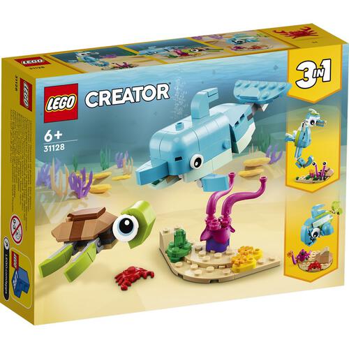 LEGO Creator เลโก้ ครีเอเทอร์ ปลาโลมาและเต่า 31128