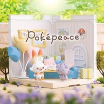 Takara Tomy Pokemon Pokepeace House Lounge Scorbunny & Espurr set