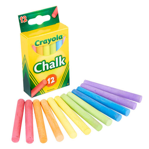 Crayola 12 Ct Multicoloured Chalk