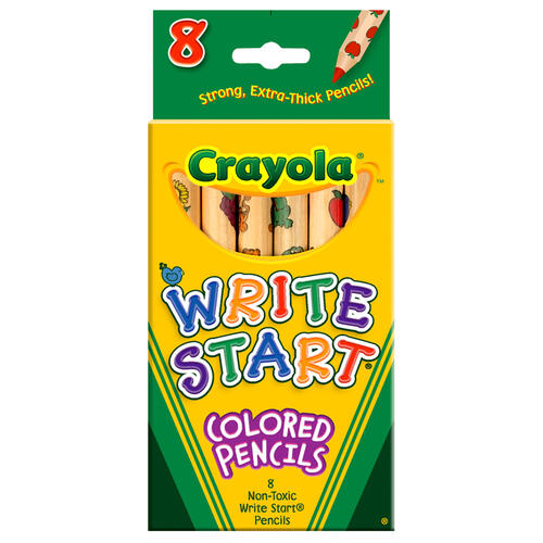Crayola 8Ct. Colored Pencils Write Start