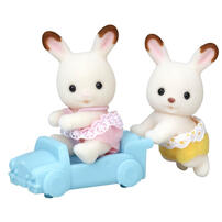 Sylvanian Chocolate Rabbit Twins