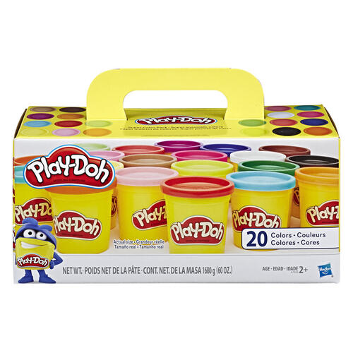 Play-Doh เพลย์โดว์ ชุดแป้งโดซุปเปอร์คัลเลอร์แพ็ก คละสี