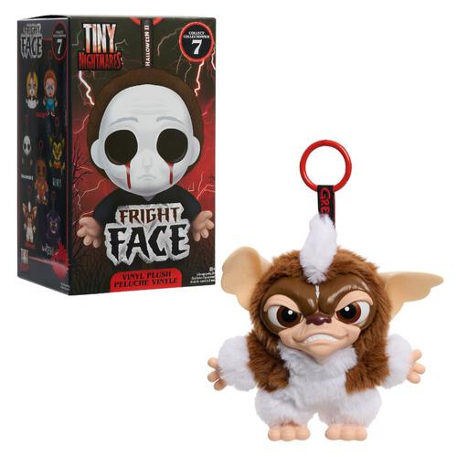 Tiny Nightmares Fright Face ตุ๊กตาผ้าหน้าไวนิลสำหรับสะสม - กล่องสุ่ม (1 ชิ้น)