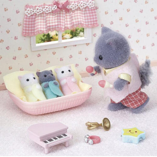 Sylvanian Families Persian Cat Triplets