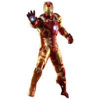 ZD TOYS Iron Man MK43 with Lighting Function Scale 1/10 (7 Inch) Figure