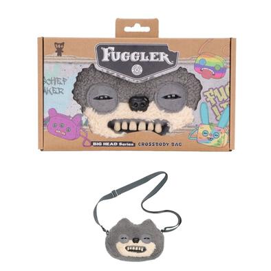 Fuggler Crossbody Bag Big Head Series - Sketchy Squirrel (Grey)