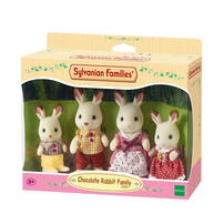 Sylvanian Family Chocolate Rabbit Family