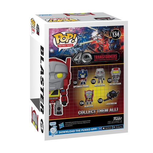 Funko Pop! Retro Toys: Transformers - Blaster (Generation 1)