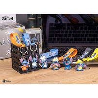 Beast Kingdom Disney Stitch Job Experience Camp Keychain Blind Box - Assorted