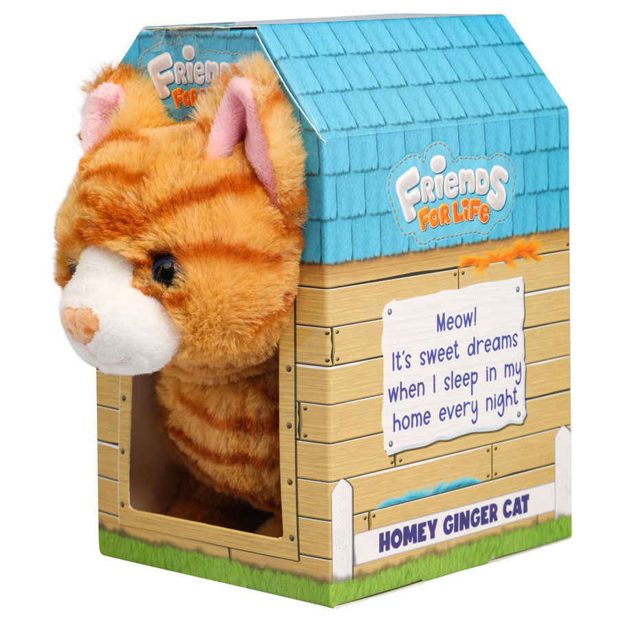 Friends For Life Homey Ginger Cat Soft Toy 19cm Toys