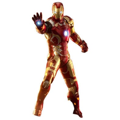 ฟิกเกอร์ ZD TOYS Iron Man MK43 พร้อมฟังก์ชั่นไฟส่องสว่าง สเกล 1/10 (7 นิ้ว)