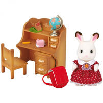 Sylvanian Family Chocolate Rabbit Sister Set (Desk)