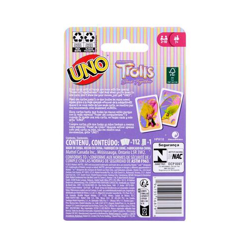 UNO Trolls Card Game