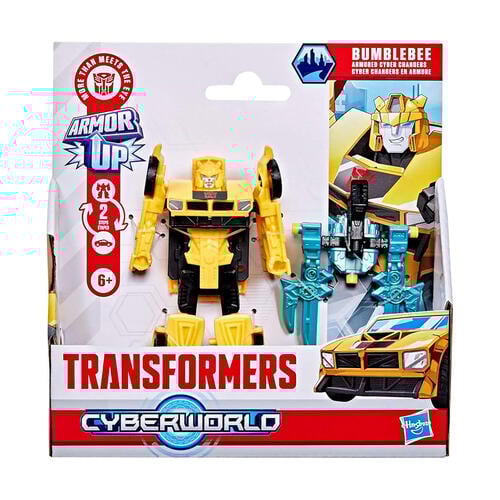 Transformers Cyberworld Armored Cyber Changers Bumblebee Action Figure