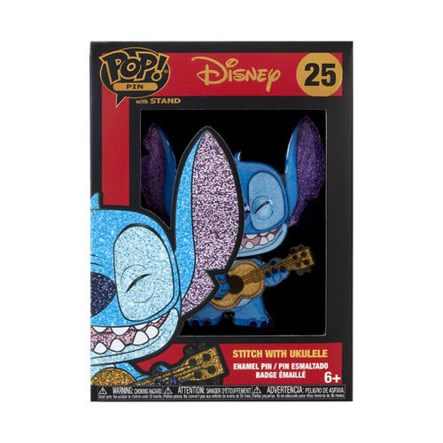Funko Pop! Stitch With Ukulele Enamel Pin