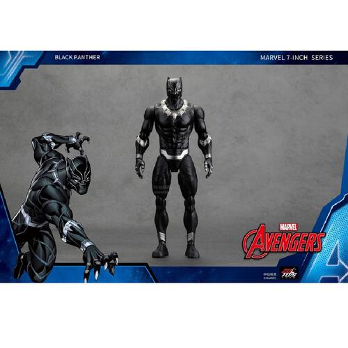 ฟิกเกอร์แอ็คชั่น Black Panther จาก Marvel Avengers ของ ZD Toys ขนาด 7 นิ้ว