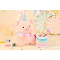 Lulu The Piggy Birthday Lulu Plush (28cm)